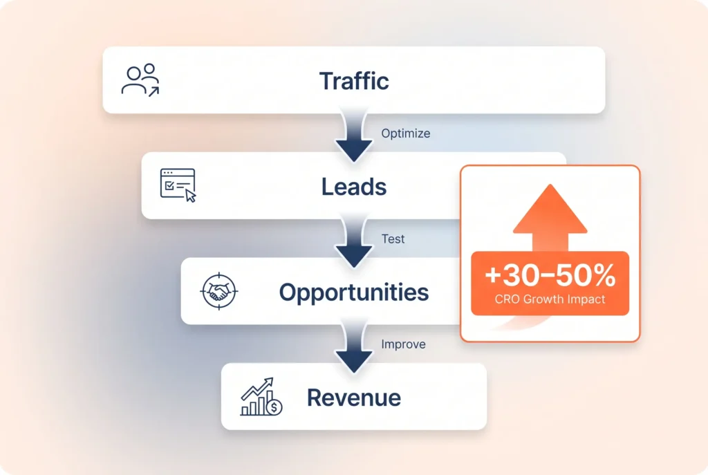 B2B conversion rate optimization for increasing leads and conversions