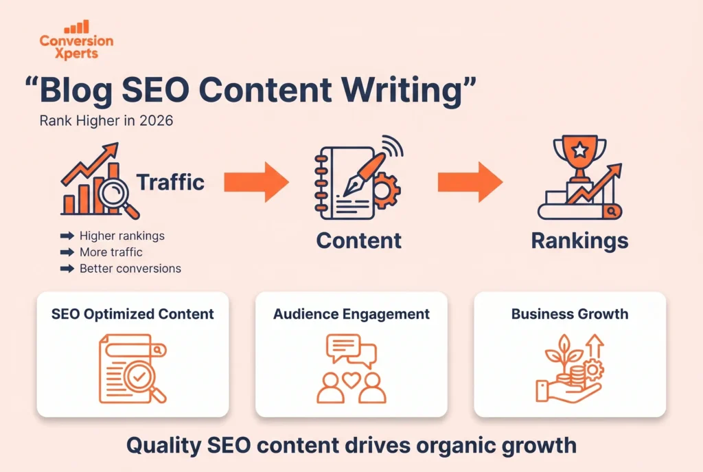 Blog SEO content writing services ultimate guide to ranking higher in 2026