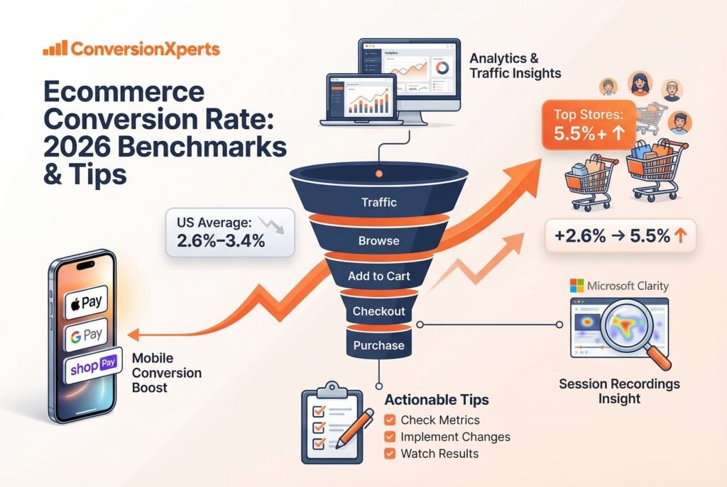 Ecommerce Conversion Rate 2026 Benchmarks