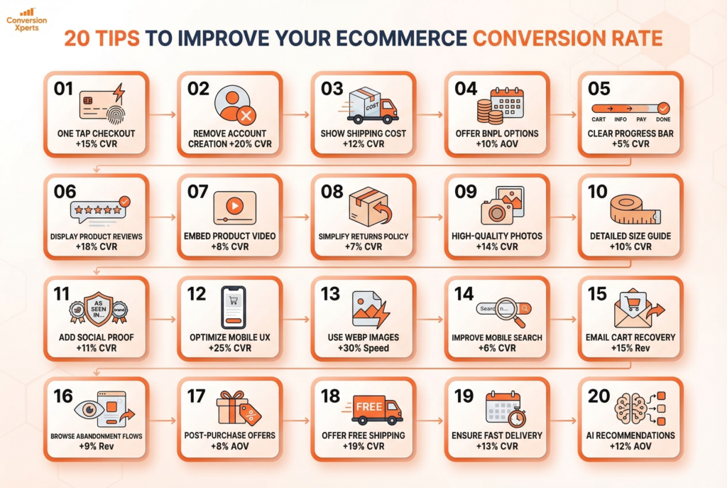Tips to Improve Ecommerce Conversion Rate