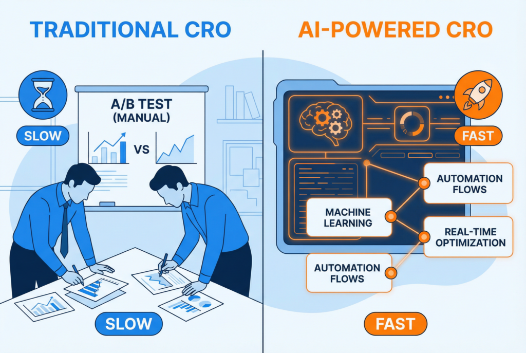AI CRO vs Traditional CRO Which One Wins