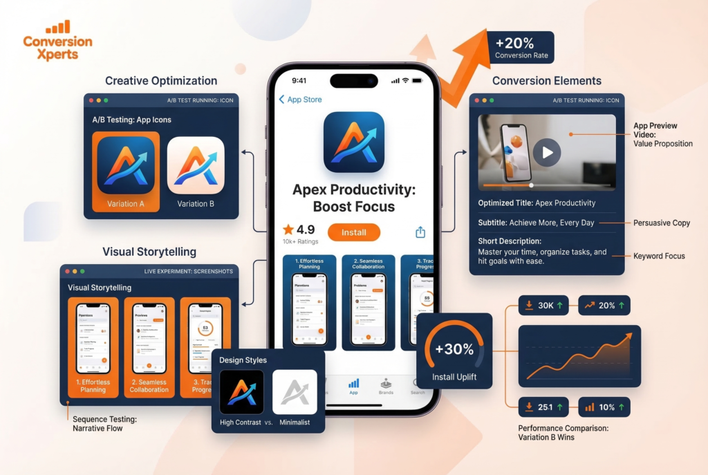 App Store Listing for Maximum ASO Conversion Rate