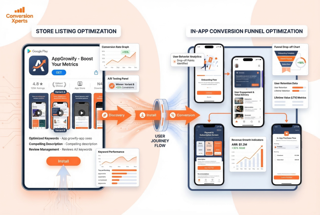 Store Listing Optimization vs. In-App Conversion