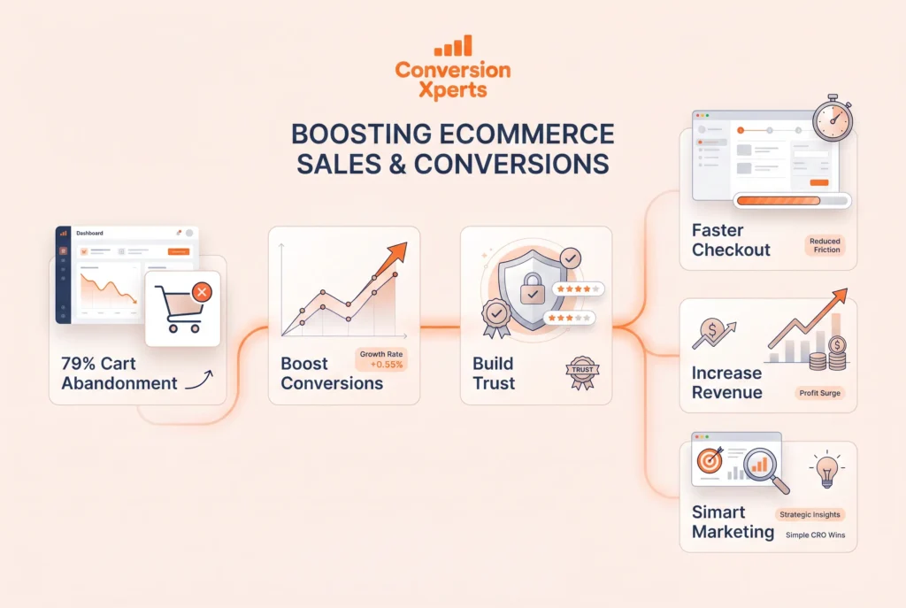 Increase ecommerce sales with simple methods to boost revenue
