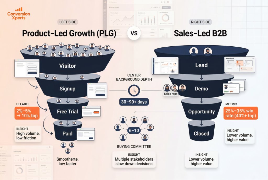 B2B SaaS Sales Funnel and Conversion Rate