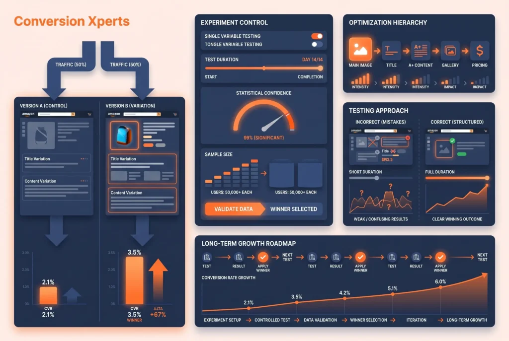 Amazon A/B testing experiments guide