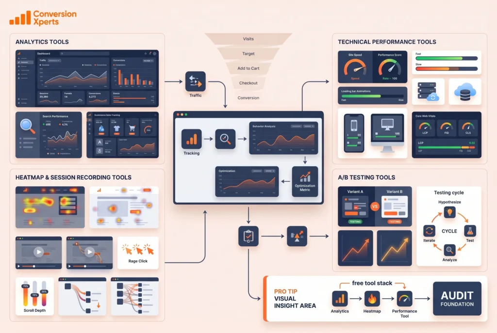 ecommerce CRO audit tools