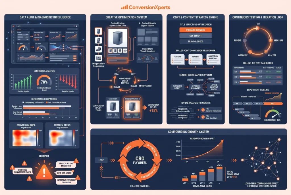 Conversion Xperts Amazon CRO system