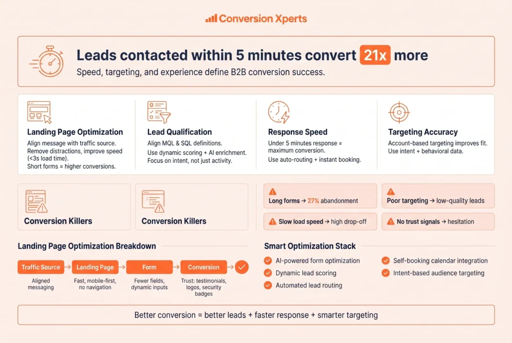 Improve B2B conversion rate strategies