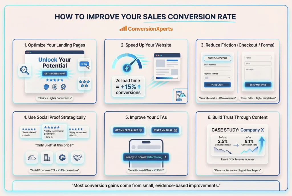 How to improve your sales conversion rate effectively