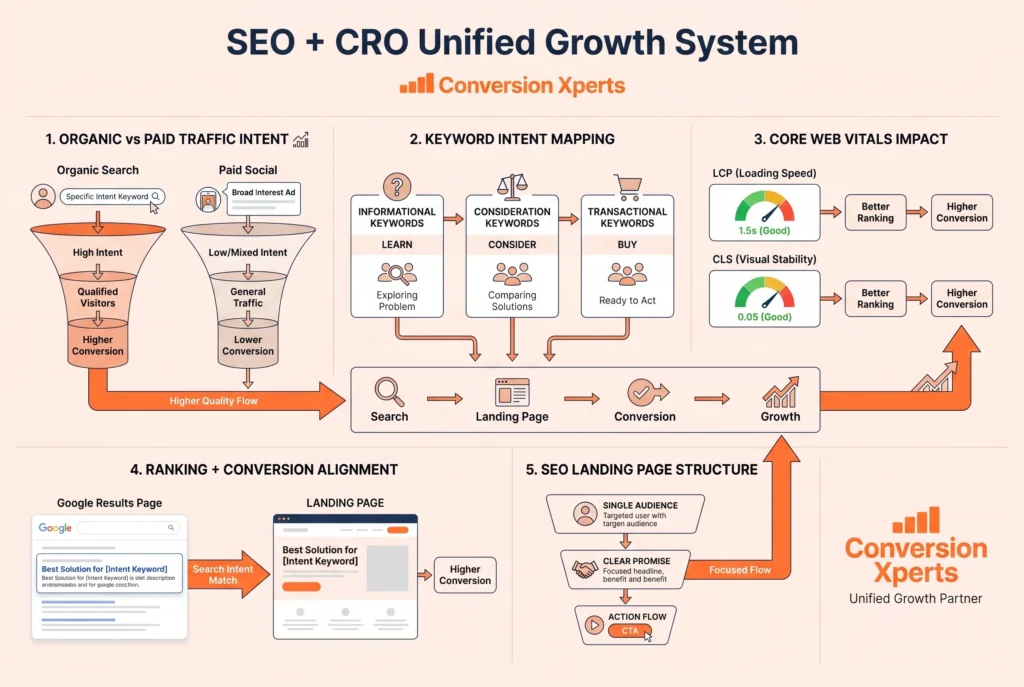 SEO and CRO optimization integration