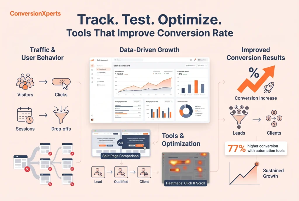 Tools to track and improve conversion rate