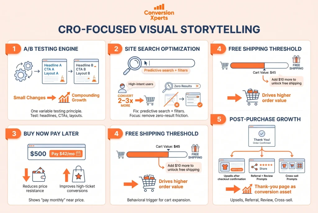 Advanced CRO tactics for scaling ecommerce stores