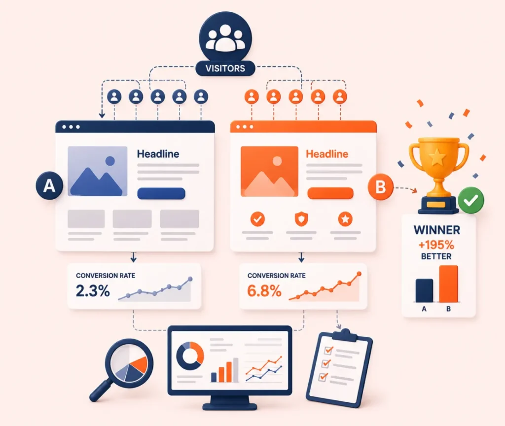 Test entire web pages to discover what works best