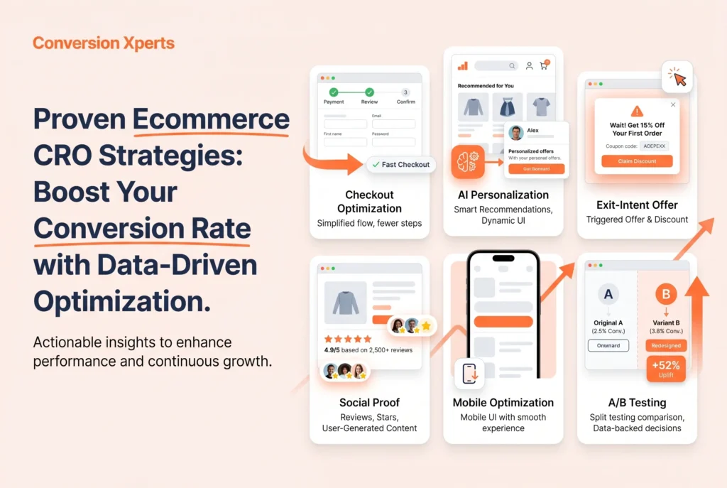 Improve ecommerce conversion rate strategies