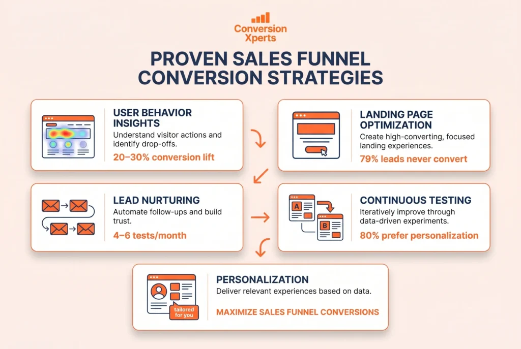 Proven strategies to improve sales funnel conversion rate