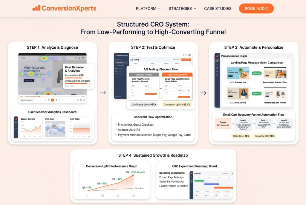 Improve website conversion rate strategies