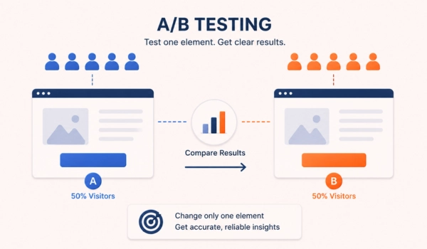 Standard A/B testing for conversion rate optimization