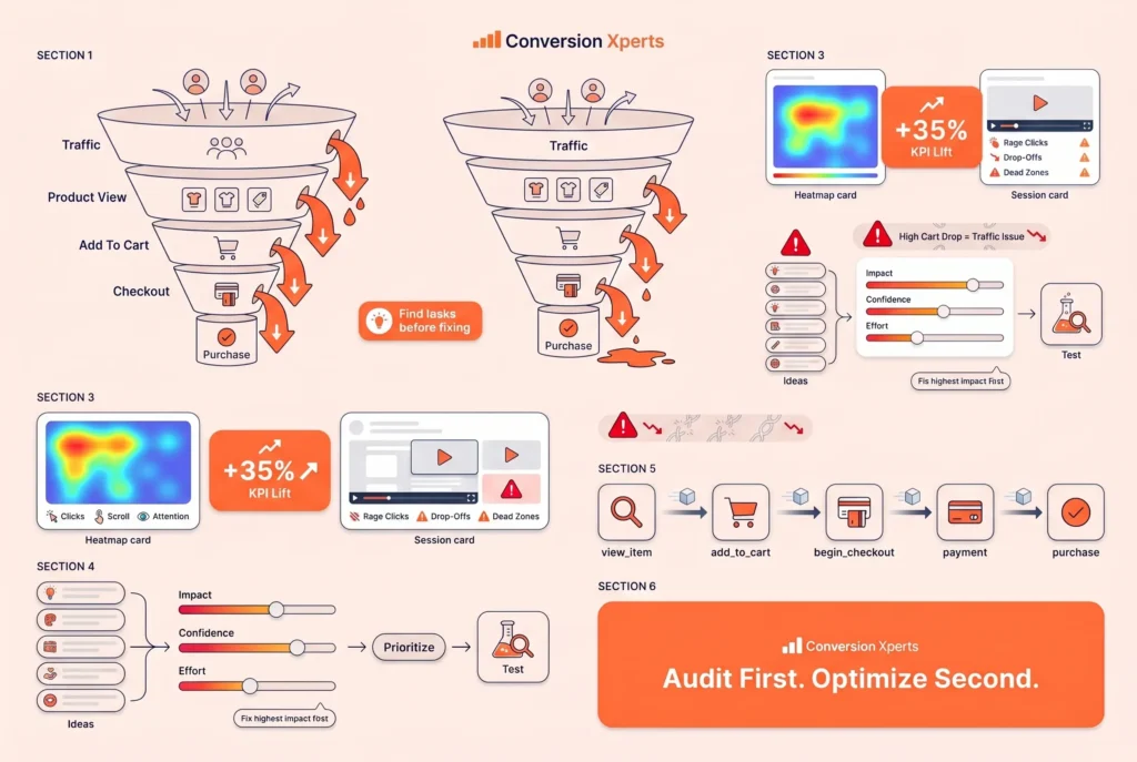 How to audit your ecommerce funnel before optimization