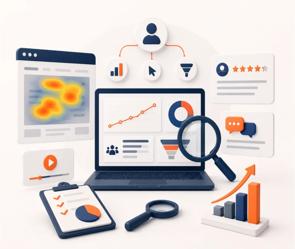 Conversion research and diagnostic audit process