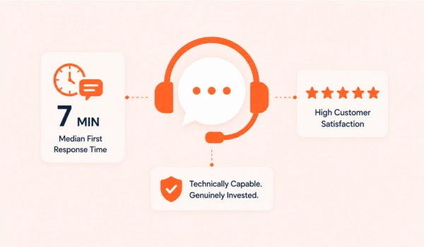 Instant customer support for improved trust and sales