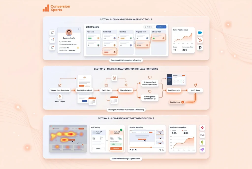 Lead conversion tools and tactics
