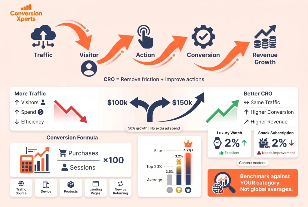 Ecommerce conversion rate optimization meaning in 2026