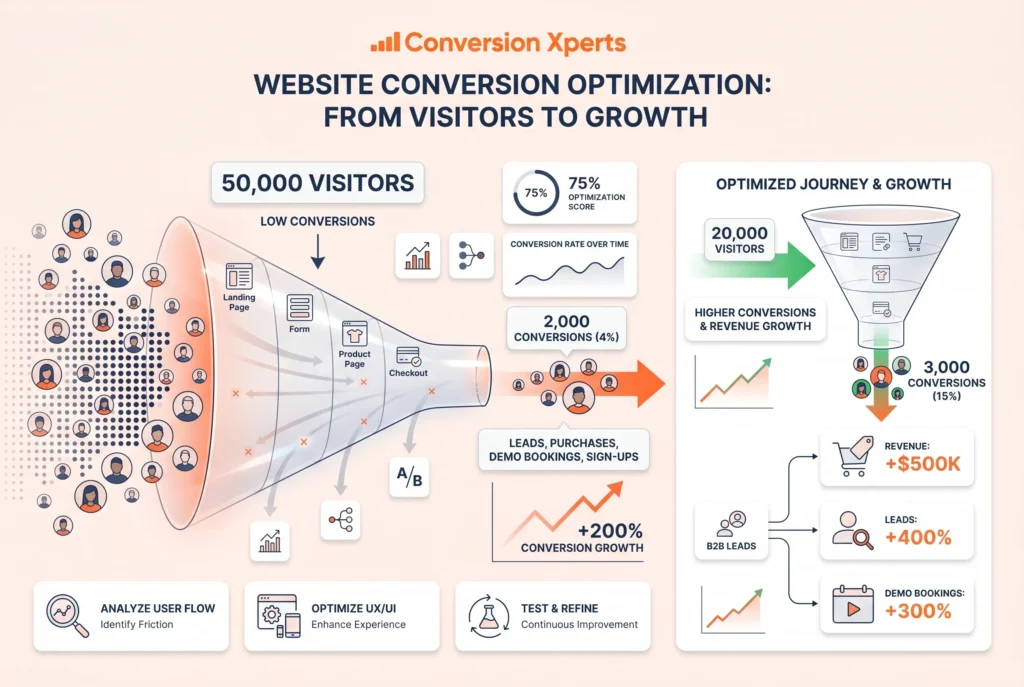 Website conversion rate definition and meaning
