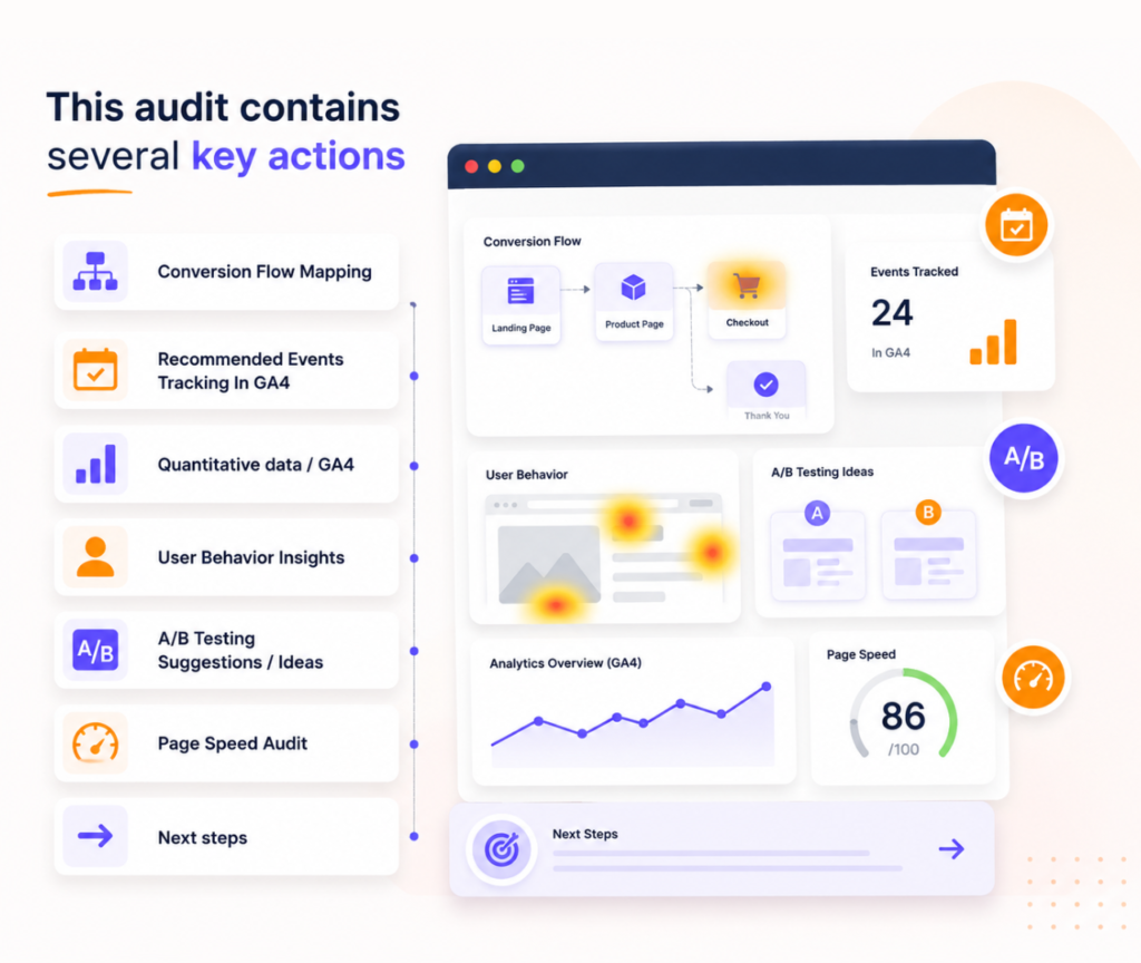 CRO optimized “what you will receive” section for conversions
