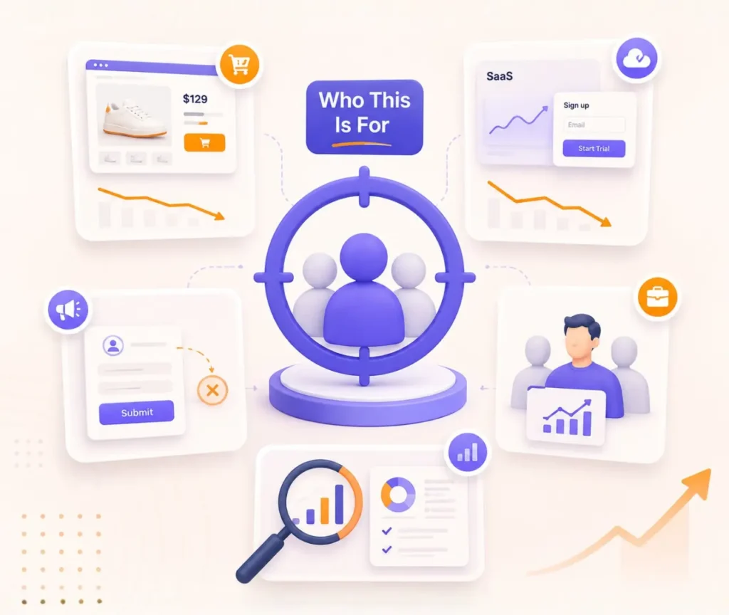 Optimized user targeting section for improved conversions