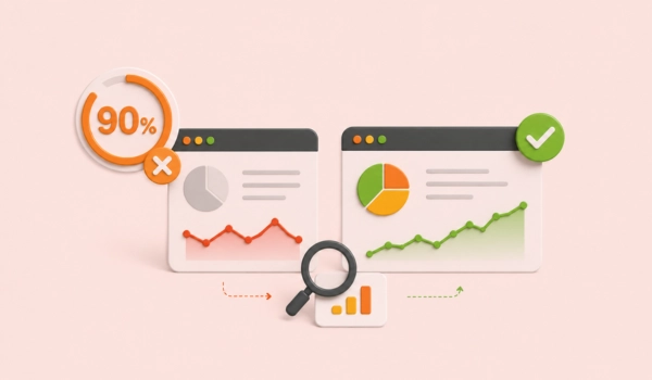 Website optimization issues caused by incorrect analytics setup