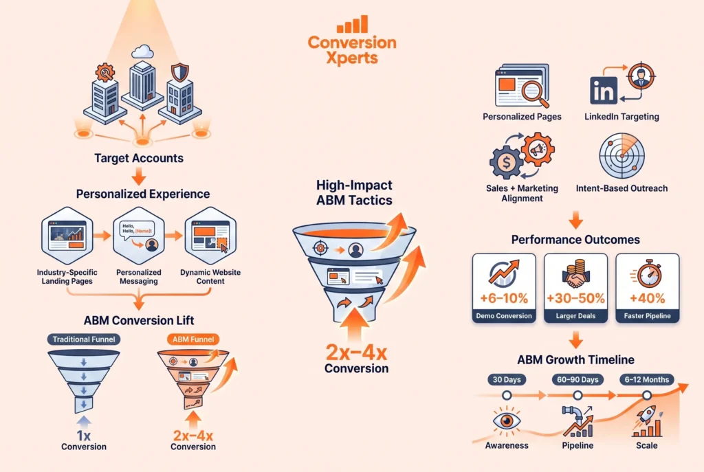 Account based marketing and its effect on B2B conversion benchmarks