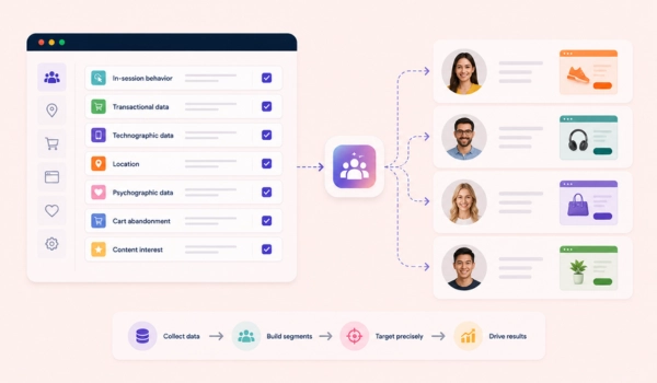 Website personalization using advanced segmentation strategies