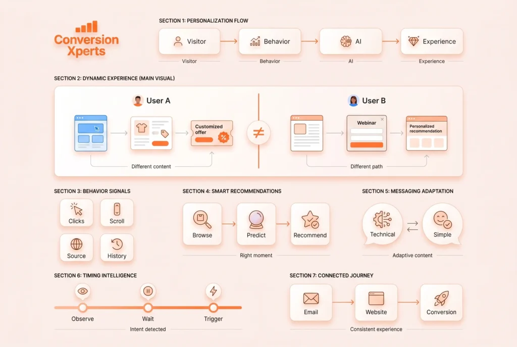 AI powered personalization delivering the right message to the right person for higher conversions