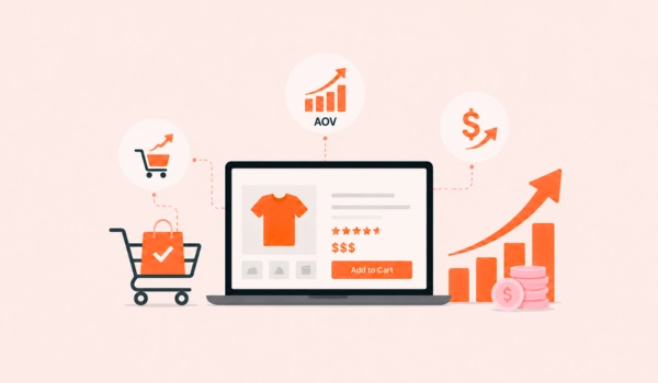 Website optimization to increase average order value