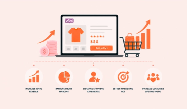 Website optimization benefits through AOV improvement techniques