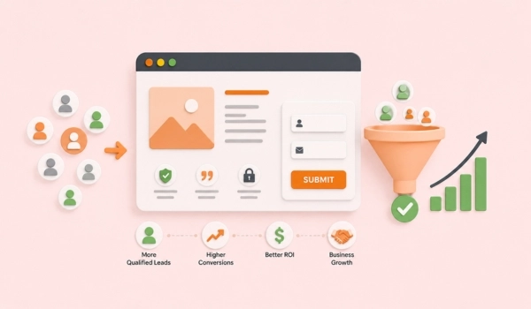 Benefits of optimized lead generation landing pages