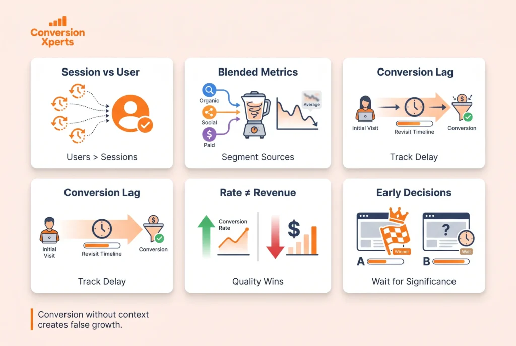 common conversion rate mistakes