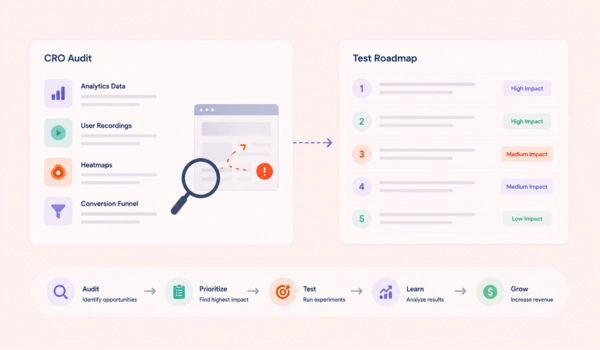 Data driven CRO audit and experimentation strategy