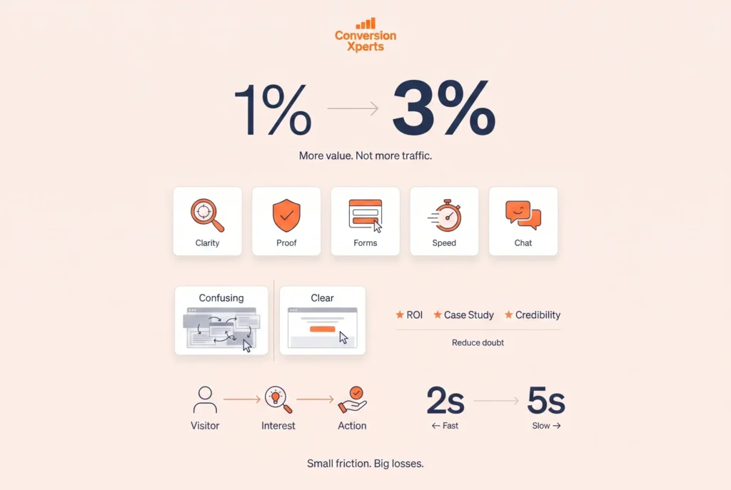 High impact optimization tactics for B2B websites to increase conversions