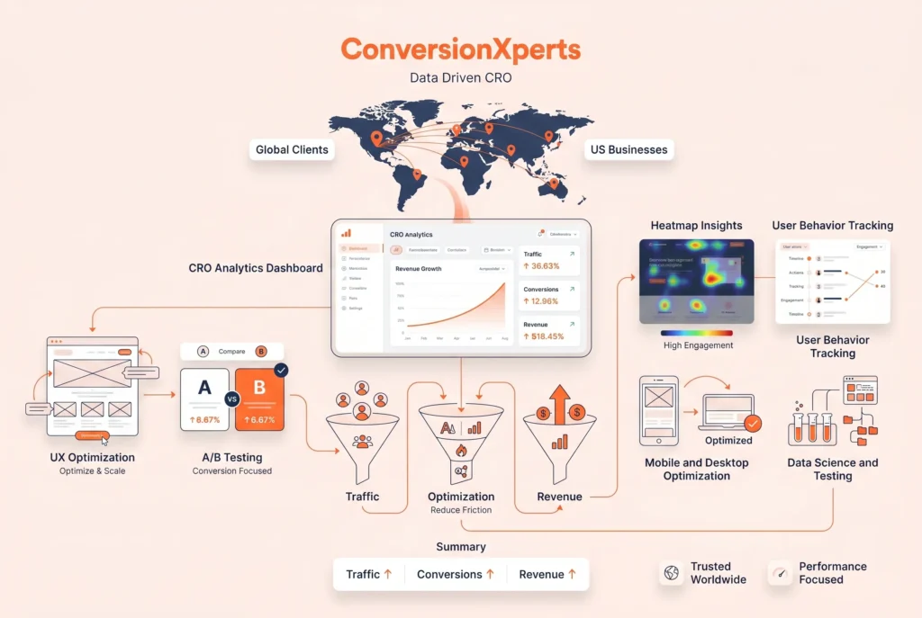How ConversionXperts delivers CRO results for US and global clients