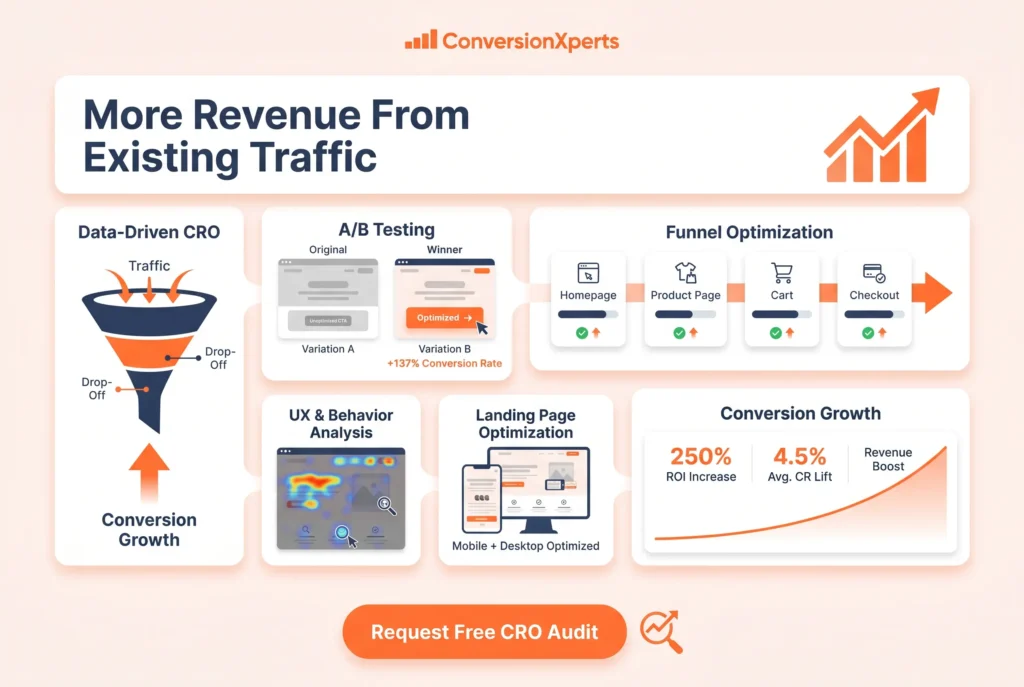 How ConversionXperts helps you get faster CRO results