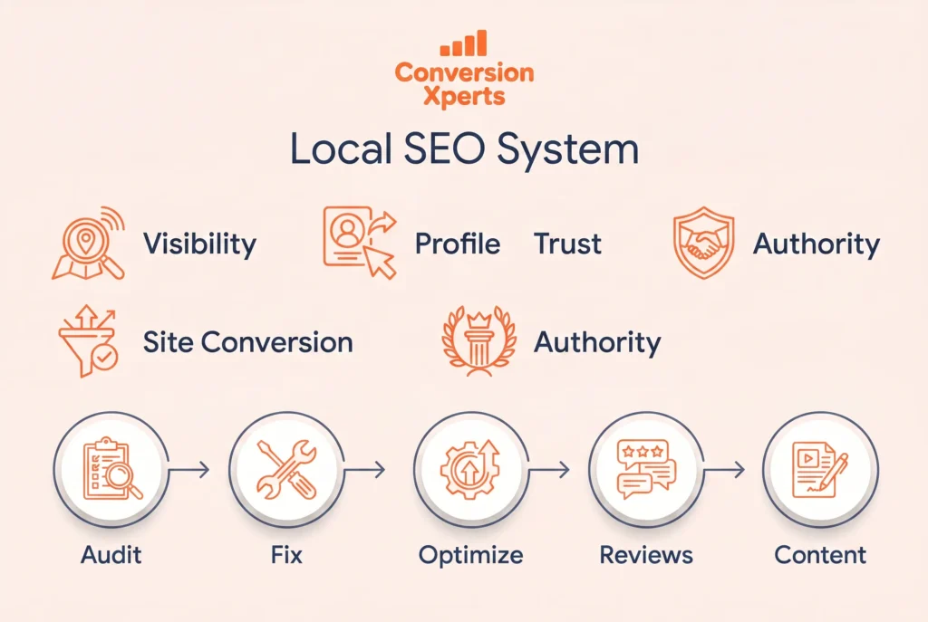 How local SEO lead generation works five part system explained for businesses