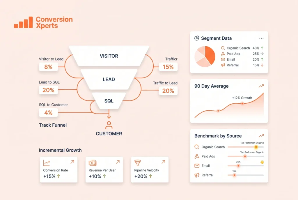 Benchmark your B2B conversion rate accurately