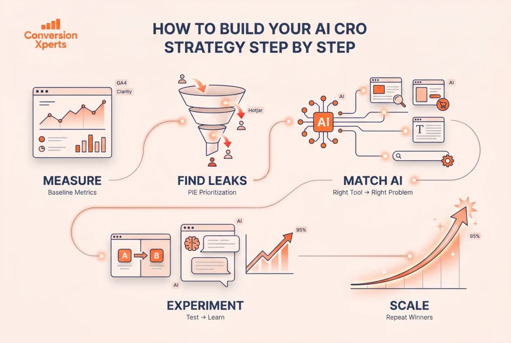 How to build your AI CRO strategy step by step