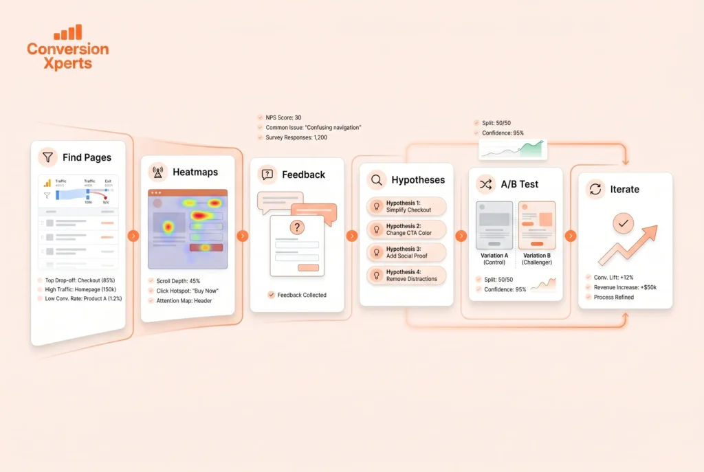 Use CRO analyzer for full website audit and optimization