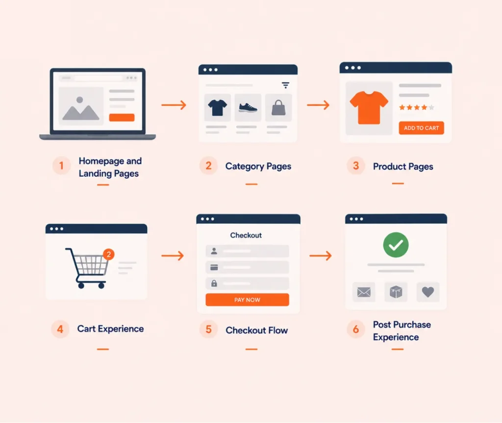 Data driven CRO improvements for e-commerce websites