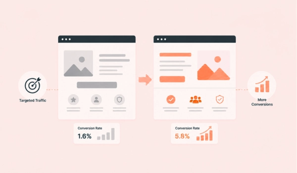 Increase leads and sales through landing page optimization