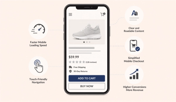 Website optimization for mobile Shopify user experience