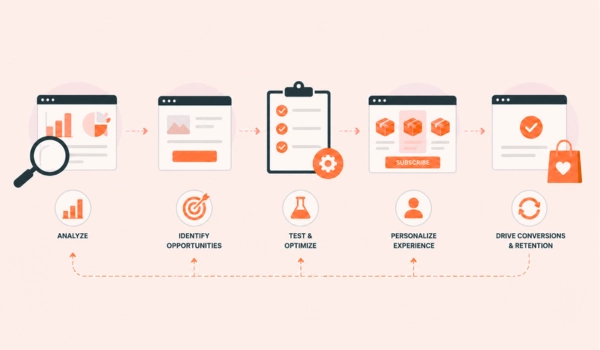 Data driven ATC and subscription funnel optimization strategy